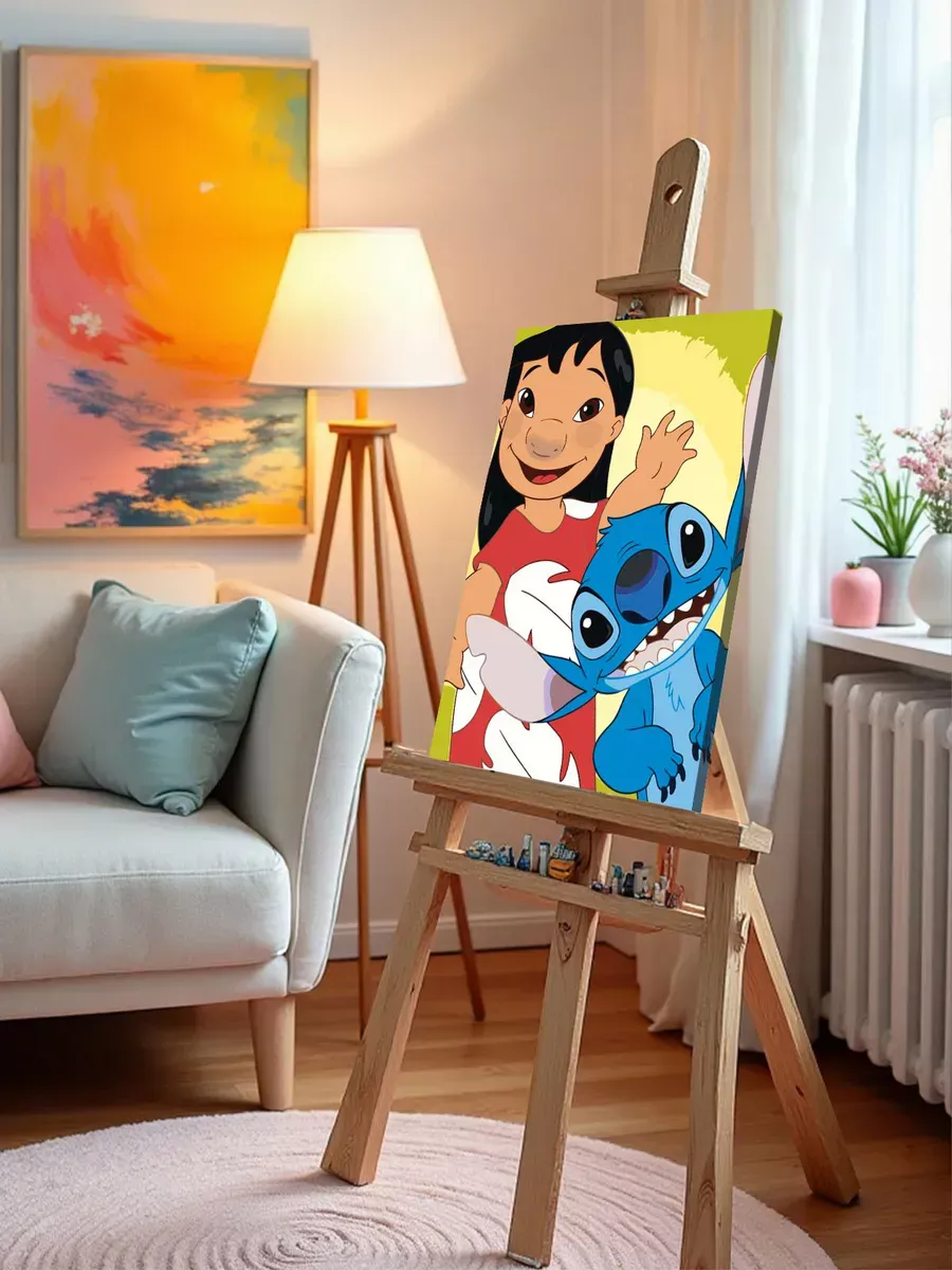Картина по номерам «Лило и Стич, дисней: герои, детская» — картинка 10