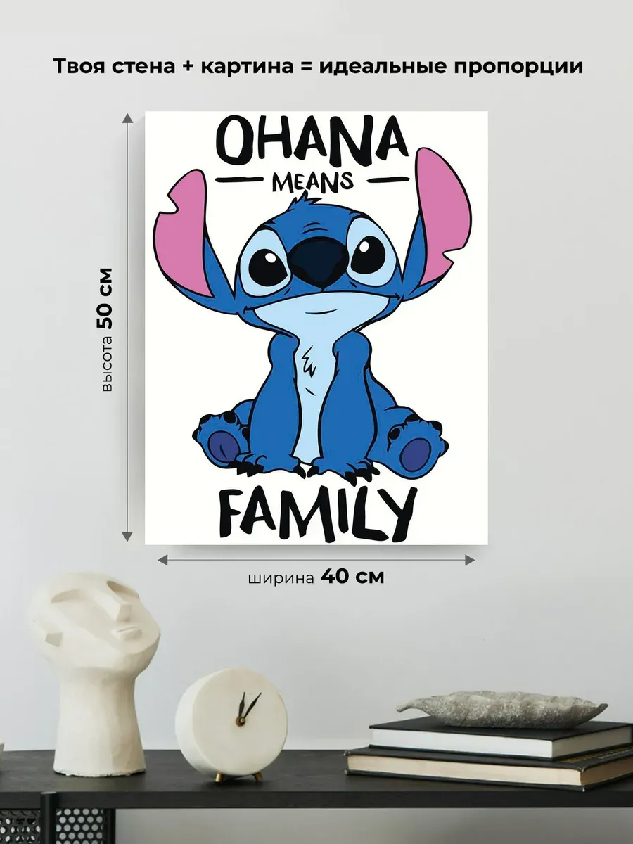 Картина по номерам «Лило и Стич, дисней: Охана значит семья» — картинка 3