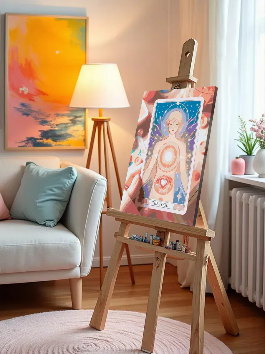 Картина по номерам «Таро, гадание: карта Шут, человек, арт» — картинка 10