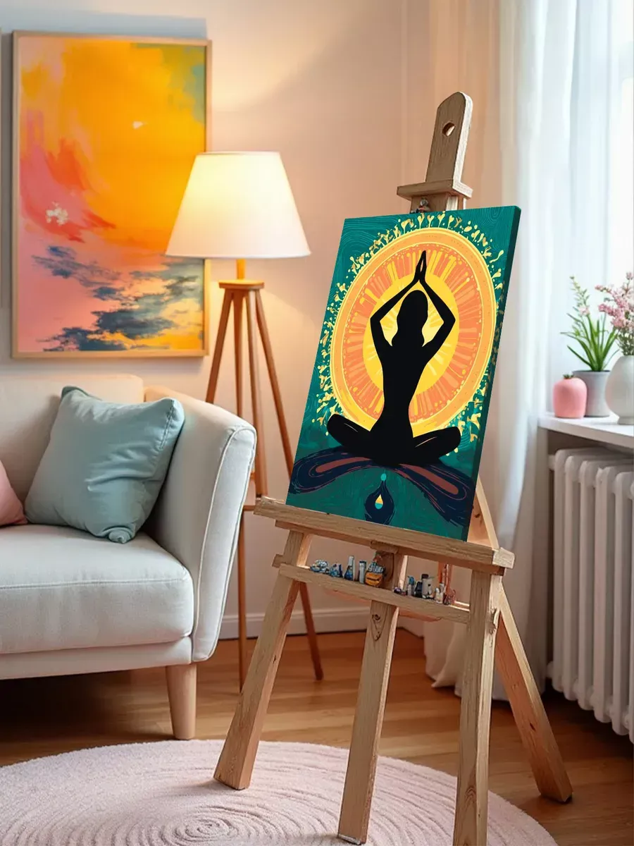 Картина по номерам Чакры йога индуизм и медитация — картинка 9