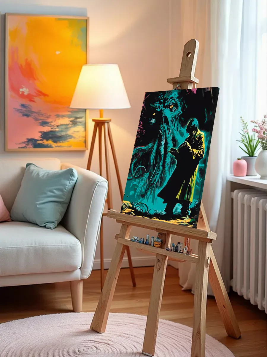 Картина по номерам Монстр Ктулху Хэллоуин — картинка 9