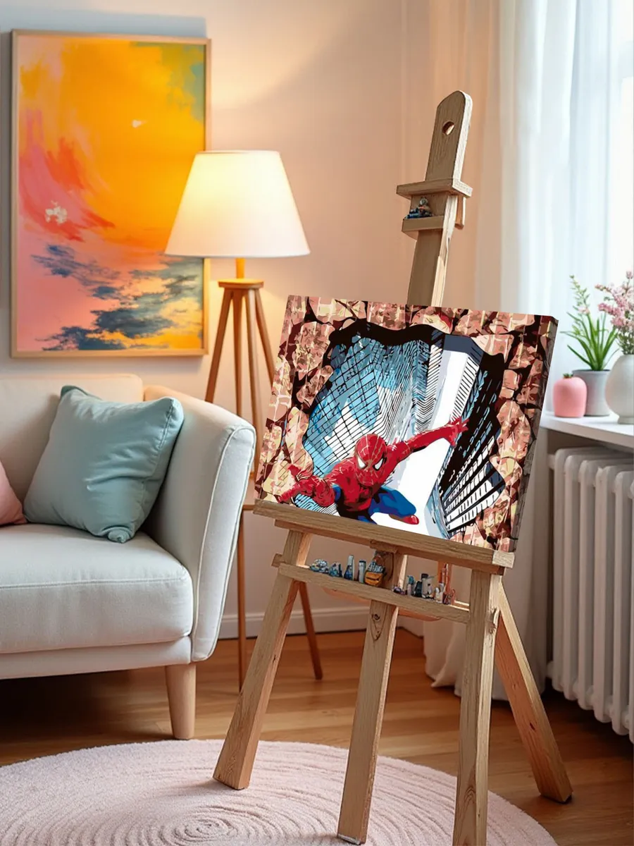 Картина по номерам «Человек-паук: Супергерой» — картинка 9