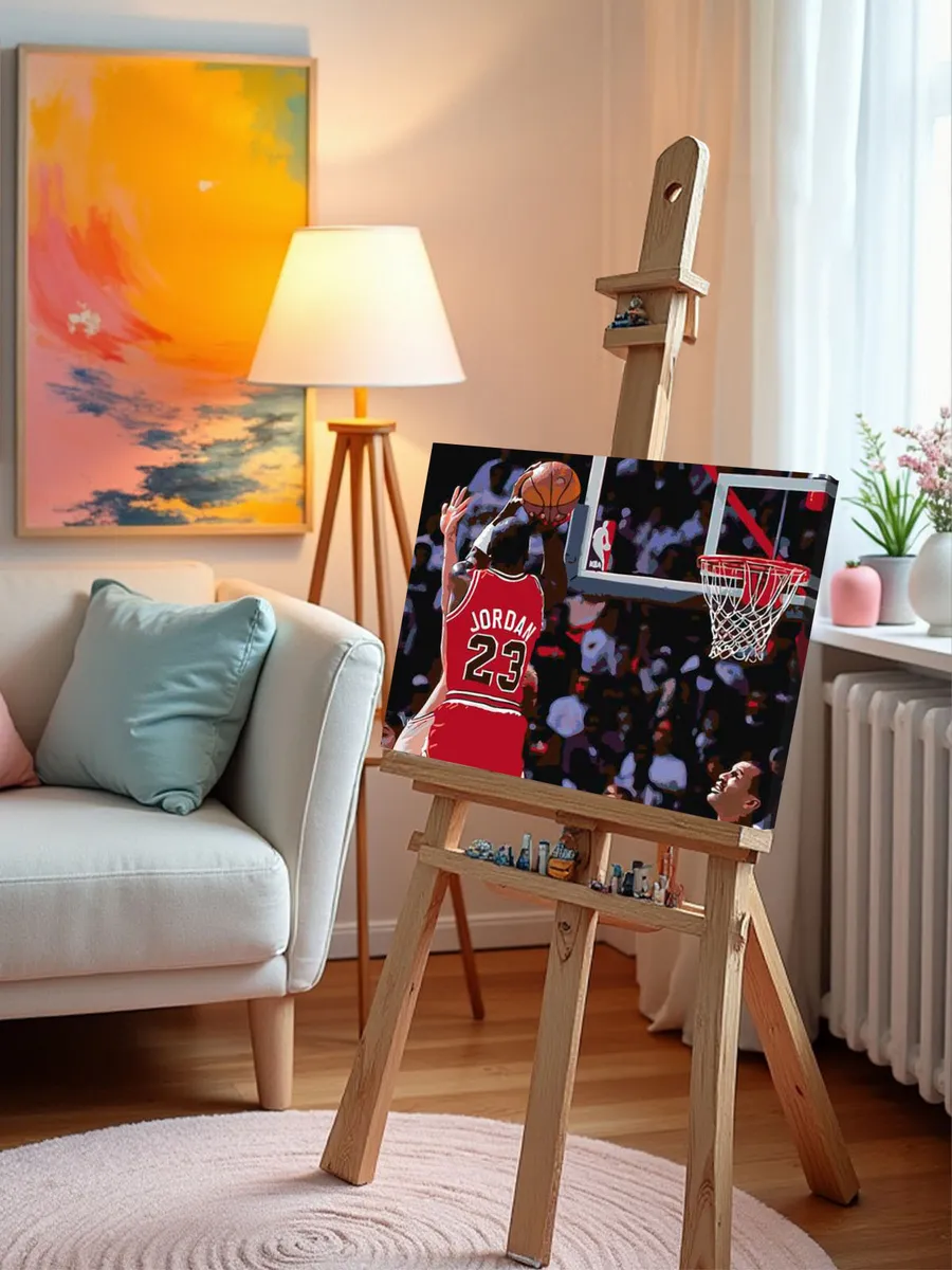 Картина по номерам «Баскетболисты» — картинка 10