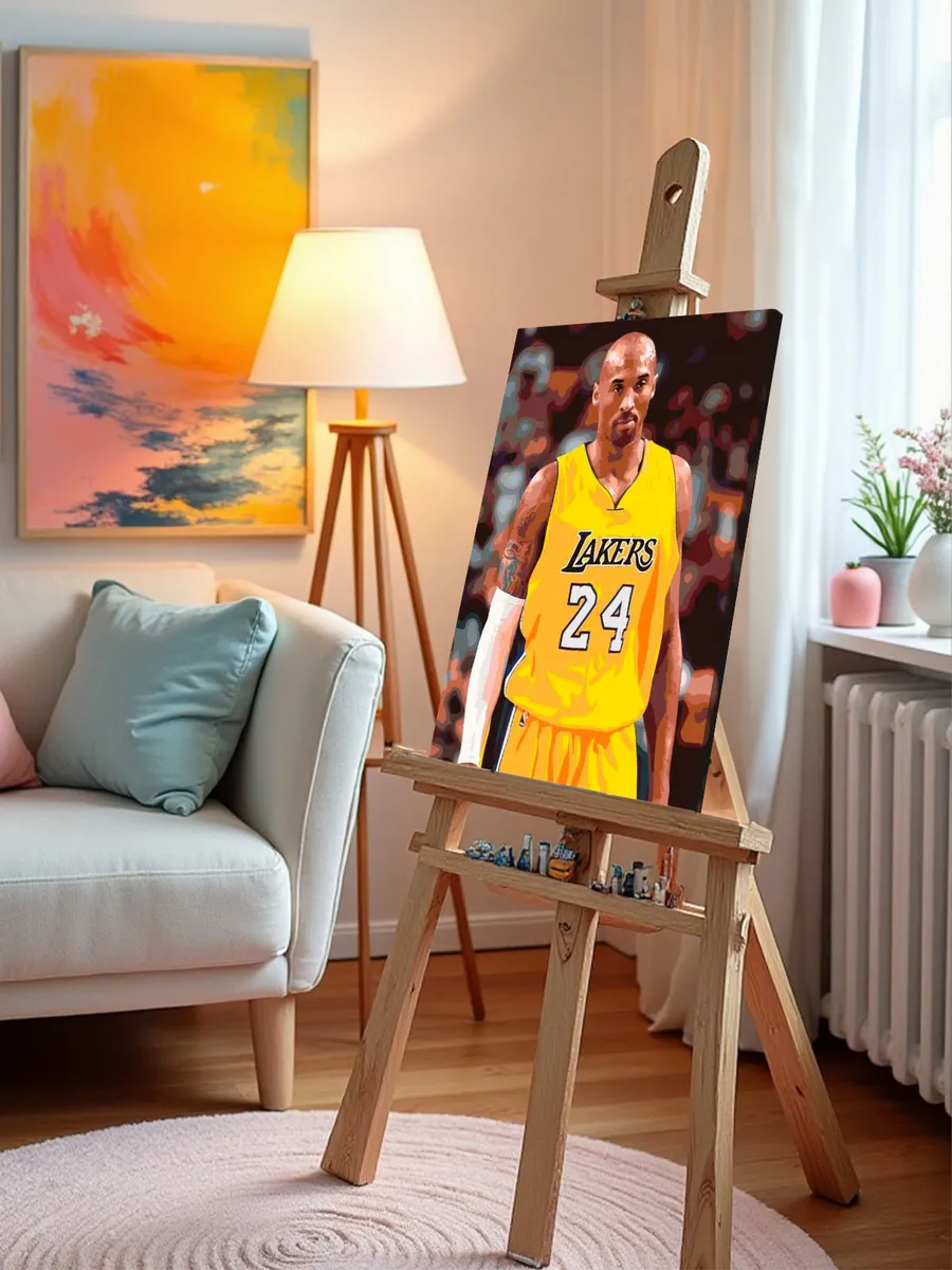 Картина по номерам «Коби Брайант» — картинка 10