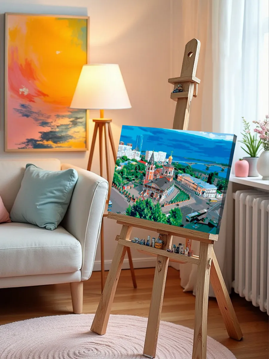 Картина по номерам «Троицкий собор. Саратов» — картинка 10