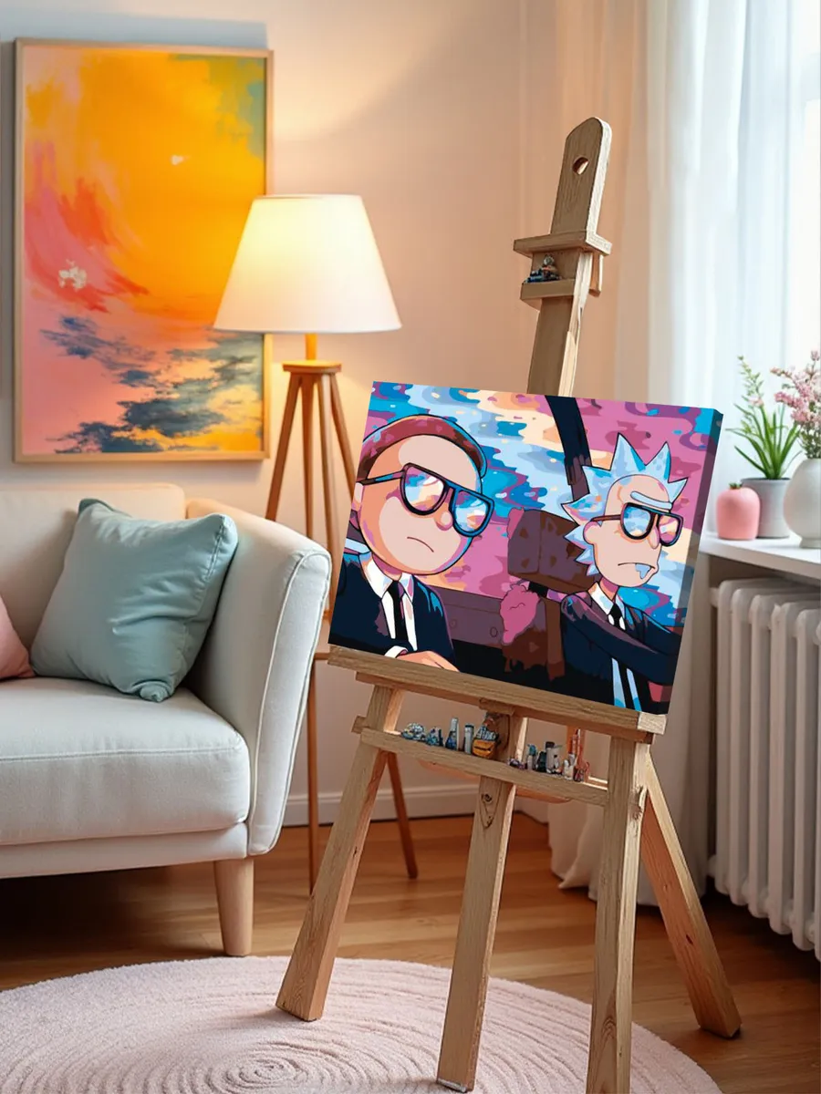 Картина по номерам «Рик и Морти» — картинка 9