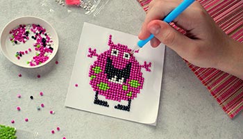 Как использовать остатки алмазной мозаики?