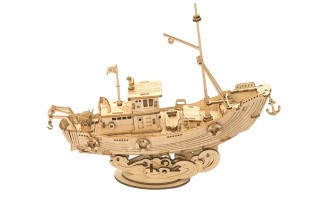 Сборная модель «Рыболовецкое судно», REZARK