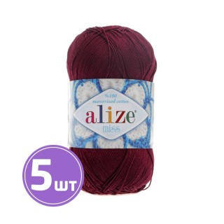Пряжа ALIZE Miss (495), бордовый, 5 шт. по 50 г Пряжа ALIZE Miss (495), бордовый, 5 шт. по 50 г
