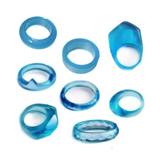 Силиконовые молды для колец 8 шт., 17 мм Силиконовые молды для колец 8 шт., 17 мм