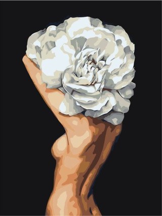 Картина по номерам «Цветочная голова 12» Картина по номерам «Цветочная голова 12»