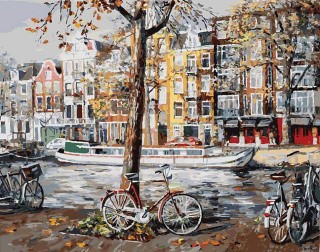 Картина по номерам «Осенний Амстердам»
