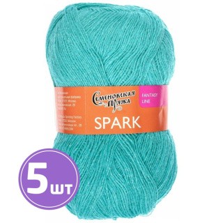 Пряжа Семеновская Spark (4208), айсберг-радуга 5 шт. по 100 г Пряжа Семеновская Spark (4208), айсберг-радуга 5 шт. по 100 г