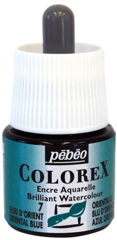 Акварельные чернила Pebeo Colorex (синий восточный), 45 мл