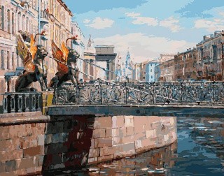 Картина по номерам «Грифоны Банковского моста»