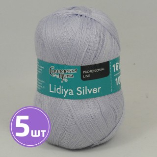 Пряжа Семеновская Lidiya silver (144110), перванш, 5 шт. по 100 г Пряжа Семеновская Lidiya silver (144110), перванш, 5 шт. по 100 г