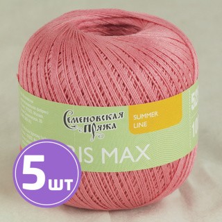 Пряжа Семеновская IRIS max (5289), темно-розовый 5 шт. по 100 г Пряжа Семеновская IRIS max (5289), темно-розовый 5 шт. по 100 г