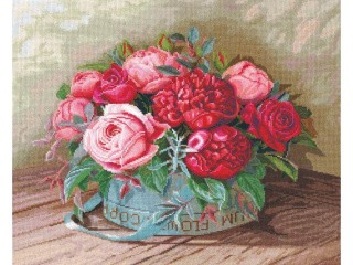 Набор для вышивания «Пионы и розы»