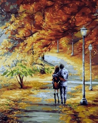 Картина по номерам «Прогулка по аллее» Картина по номерам «Прогулка по аллее»