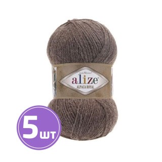 Пряжа ALIZE Alpaca royal (688), какао меланж, 5 шт. по 100 г