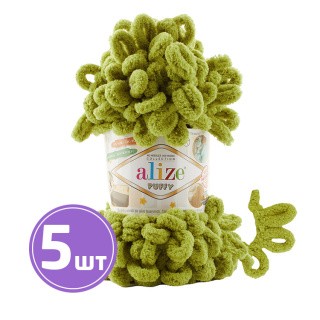 Пряжа ALIZE Puffy (Пуффи) (11), тропик, 5 шт. по 100 г Пряжа ALIZE Puffy (Пуффи) (11), тропик, 5 шт. по 100 г