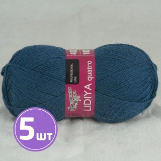 Пряжа Семеновская Lidiya quatro (7297), гроза 5 шт. по 100 г Пряжа Семеновская Lidiya quatro (7297), гроза 5 шт. по 100 г