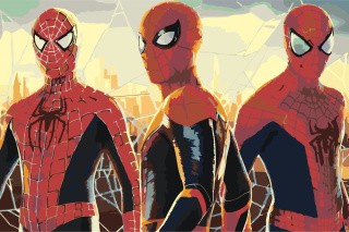 Картина по номерам «Человек-паук: Нет пути домой - Трио»