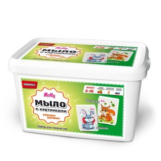 Мыло с картинками «Белочка и зайчик» Мыло с картинками «Белочка и зайчик»