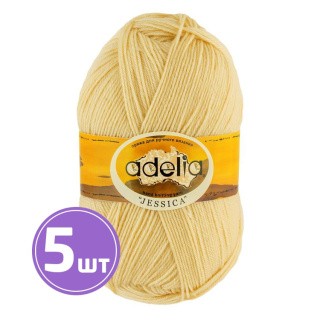 Пряжа Adelia JESSICA (03), желтый, 5 шт. по 100 г Пряжа Adelia JESSICA (03), желтый, 5 шт. по 100 г