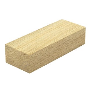 Брусок деревянный, дуб, 130х50х30 мм, Промысел