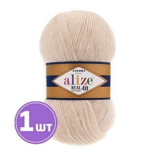 Пряжа ALIZE Angora Real 40 (Ангора реал 40) (67), молочно-бежевый, 1 шт. 100 г Пряжа ALIZE Angora Real 40 (Ангора реал 40) (67), молочно-бежевый, 1 шт. 100 г