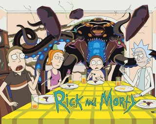 Картина по номерам «Рик и Морти Rick and Morty: Персонажи»