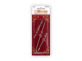 Набор ручных игл Micron для плетения, 3 шт., арт. KSM-804