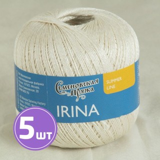 Пряжа Семеновская Irina (634), суровый+В 5 шт. по 100 г Пряжа Семеновская Irina (634), суровый+В 5 шт. по 100 г