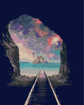 Картина по номерам «Тоннель в море» Картина по номерам «Тоннель в море»