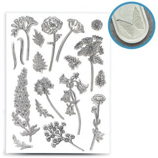 Силиконовые вкладыши с полевыми цветами №3 Силиконовые вкладыши с полевыми цветами №3