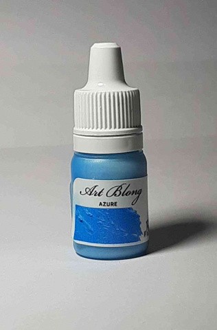 Краситель для смолы №Т-15, лазурный плотный, 5 мл, Art Blong Краситель для смолы №Т-15, лазурный плотный, 5 мл, Art Blong