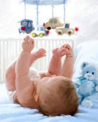 Картина по номерам «Маленький мальчик» Картина по номерам «Маленький мальчик»