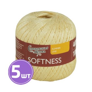 Пряжа Семеновская Softness (Нежность) (110616), желтый нежный, 5 шт. по 100 г Пряжа Семеновская Softness (Нежность) (110616), желтый нежный, 5 шт. по 100 г