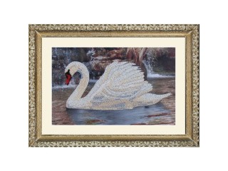 Набор для вышивания бисером «Лебедь» Набор для вышивания бисером «Лебедь»