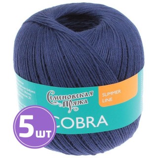 Пряжа Семеновская Cobra (30135), школа 5 шт. по 100 г Пряжа Семеновская Cobra (30135), школа 5 шт. по 100 г