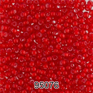 Бисер Чехия круглый 4 10/0, 2,3 мм, 500 г, цвет: 95076 красный