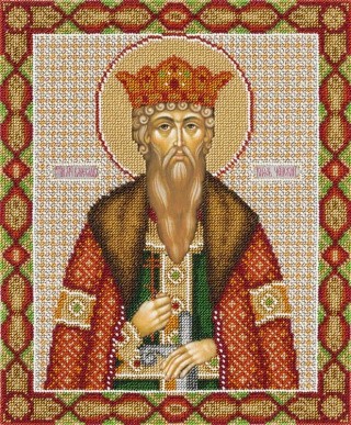 Набор для вышивания «Икона Святого благоверного князя Вячеслава Чешского»