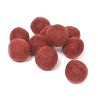 Шарики из войлока 20 мм, цв. 25, 10 шт. Шарики из войлока 20 мм, цв. 25, 10 шт.