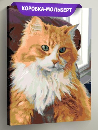 Картина по номерам «Рыжий кот» Картина по номерам «Рыжий кот»