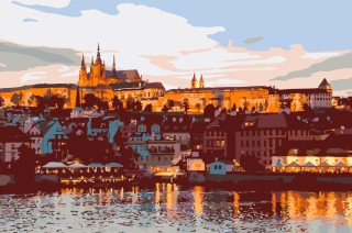 Картина по номерам «Вид на Прагу»