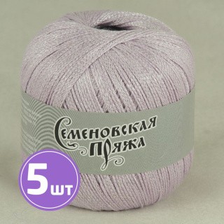 Пряжа Семеновская Mone (37502), светлая фиалка+В_х1 5 шт. по 100 г Пряжа Семеновская Mone (37502), светлая фиалка+В_х1 5 шт. по 100 г