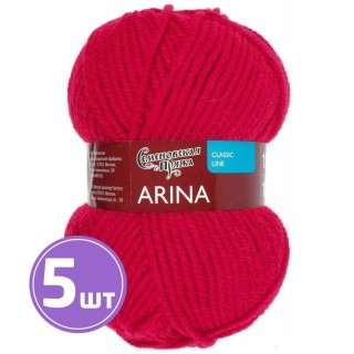 Пряжа Семеновская Arina (10968), гвоздика, 5 шт. по 100 г Пряжа Семеновская Arina (10968), гвоздика, 5 шт. по 100 г