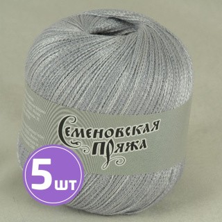 Пряжа Семеновская пряжа Test 86 (34156), сталь+В_х1, 5 шт. по 100 г Пряжа Семеновская пряжа Test 86 (34156), сталь+В_х1, 5 шт. по 100 г