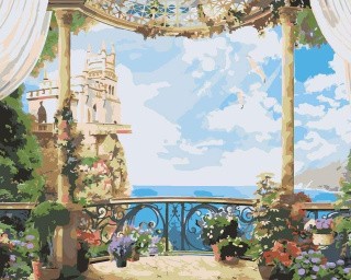 Картина по номерам «Роскошная терраса»